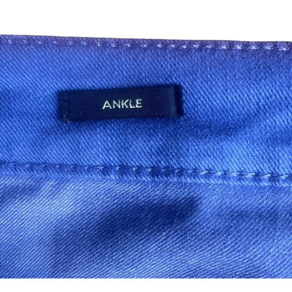 Talbots Womens Simply Flattering Collection Ankle Pants18W Blue Stretch Slim Fit - Picture 3 of 13